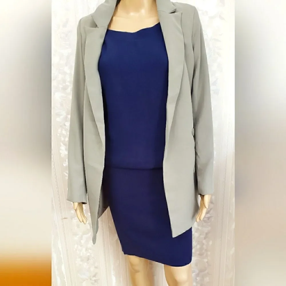 Rachel Zoe Double Breasted Open Front Blazer NWT